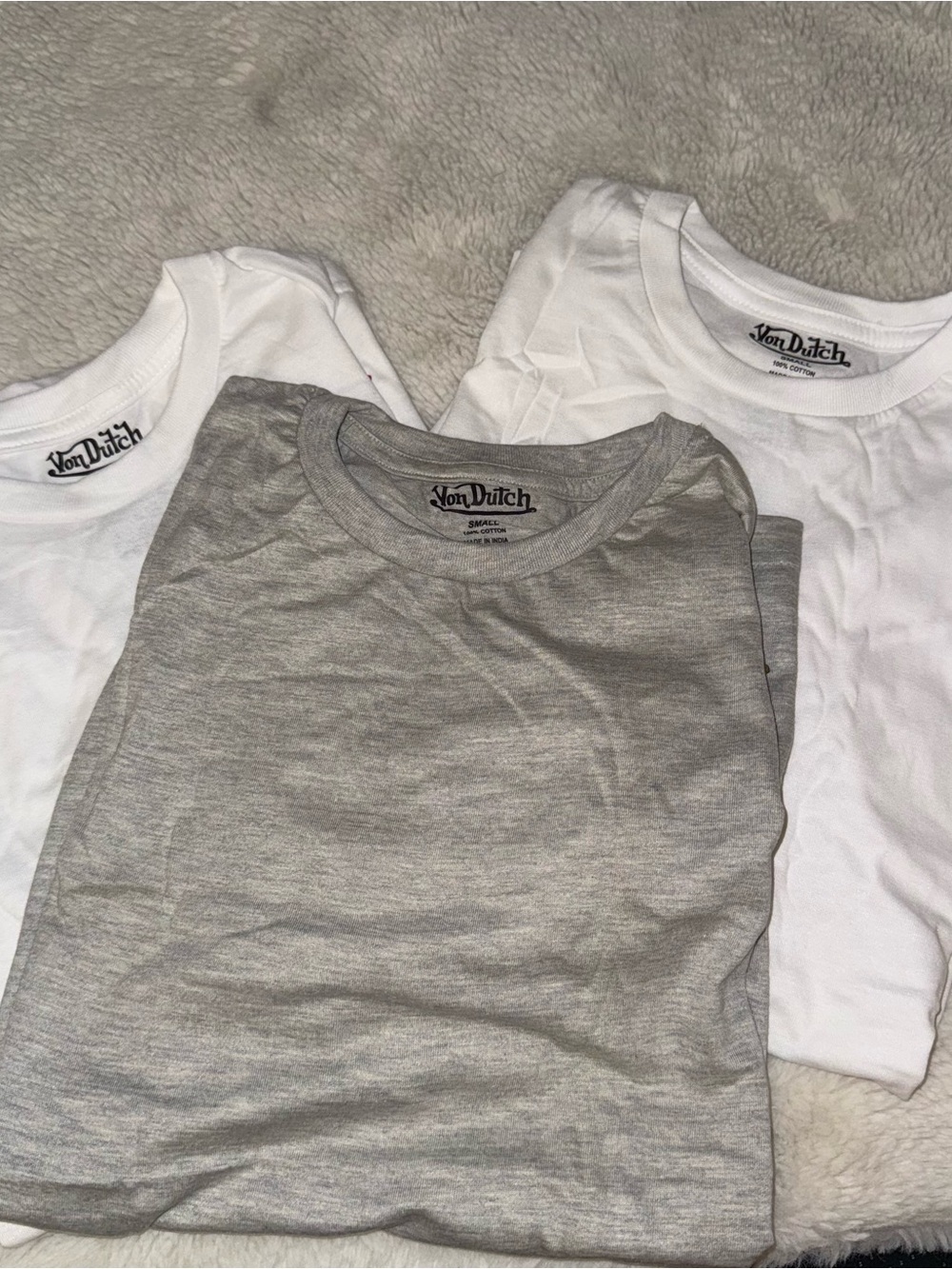 Set of 3 New Men’s Von Dutch Tees